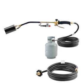Propane Torch Weed Burner, High Output 1,800,000 BTU with 10 ft Hose