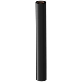 4 Mil Plastic Sheeting 6' x 100' Black Heavy Duty Polyethylene Roll, Thick Plastic Roll for Garden, Drop Cloth Painters Tarp