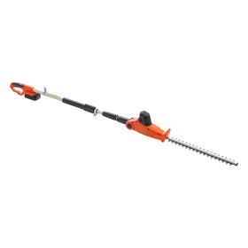 Cordless Pole Hedge Trimmer, 20V Electric Bush Trimmer Kit with 18 Inch Double-Edged Steel Blade