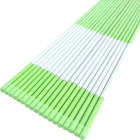 72 inch solid snow pole eye-catching green warning pole