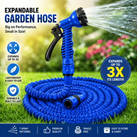 1-Pack Magic Expanding Hose Easy-Storage Household Cleaning | Gardening Tools/Car Washing Tools