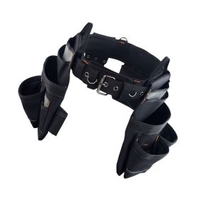 Tool Belt, 18 Pockets Professional Tool Pouch for Men, Heavy Duty Adjustable Utility Belt Detachable Work Bag for Electrician, Carpenter, Constru