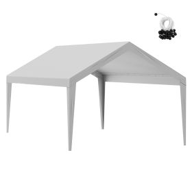Carport Replacement Canopy Cover 12 x 20 ft, Garage Top Tent Shelter Tarp Heavy-Duty Waterproof & UV Protected, Easy Installation with Ball Bunge
