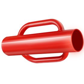 Fence Post Driver with Handles, 2.7 in Inner Diameter T Post Pole Pounder, 14LB Heavy Duty Carbon Steel Hand Post Rammer