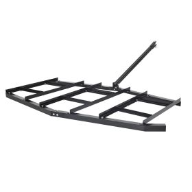 Drag Harrow, 84" Width Tow Behind Drag Harrow, Q235 Steel Driveway Grader with Adjustable Bars & Pin Hitch, Support up to 50 lbs