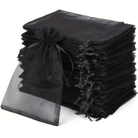 4x6 Inch 50PCS Organza Bags ,Birthday Party Favors, Small Business Retail Packaging (Option: 50PCS)