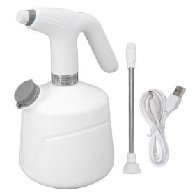 Electric Plant Spray Bottle Large Capacity Rechargeable Mini Automatic Sprayer Mister For Garden Tool White (Option: Default)